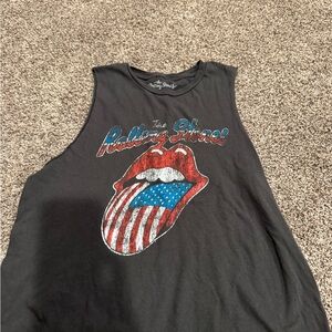 The Rolling Stones Black Cotton Tee